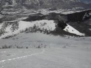 16.La mia traccia di salita dal Chiot.