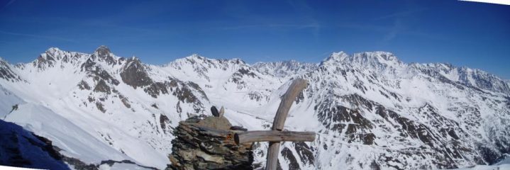 panorama sul vallone del GSB