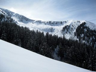 da dove si è staccata l'enorme slavina
