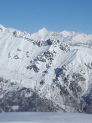 Rocciamelone ripreso da quota 1860 m