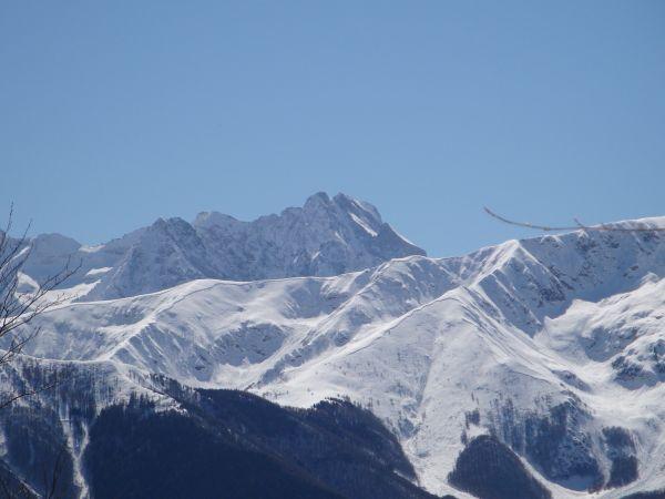 Argentera e Corno Stella salendo verso il Colle di Ferriere