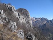 La cima del Medale percorrendo il sentiero 56a