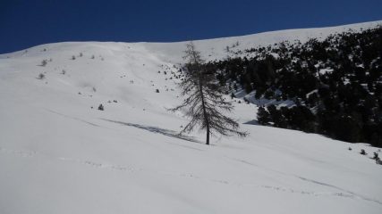 Tratto mediano di salita