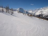 Pendio di salita al Pizzo Troggi