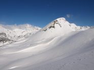 Il Monte del Sangiatto ed i pendii sotto Pizzo Troggi