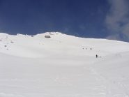 sulla parte alta della gita