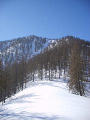 Canali di discesa da testa del fontanile e costa di salita sulla dx