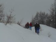 La nevicata continua