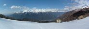 panoramica dalla Corma degli Ordieri,  Gregorio  Bonze Battaglia e  Bec Renon