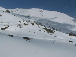 Vista sulla dorsale del Bric Paglie