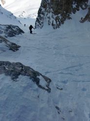 traccia nella strettoia