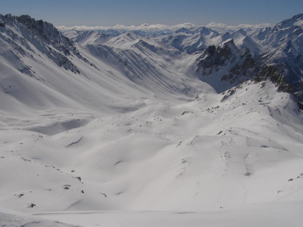 vallone di salita dalla cima