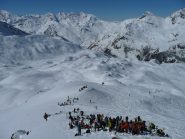 Dalla sommità del canalino