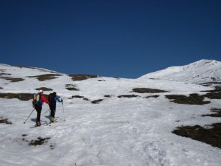 la neve inizia a scarseggiare