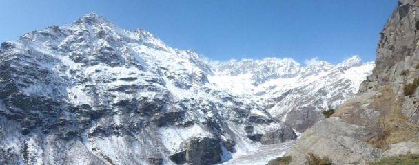 panorama sul vallone della Gura