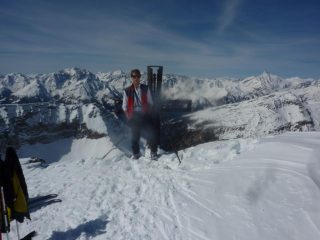 in vetta, a dx della croce il grossglockner