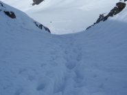 Il ripido canale finale