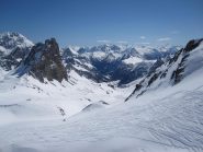 in discesa verso la valle Stretta