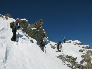 Arrivo in vetta