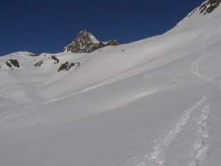 sui traversi verso la cima