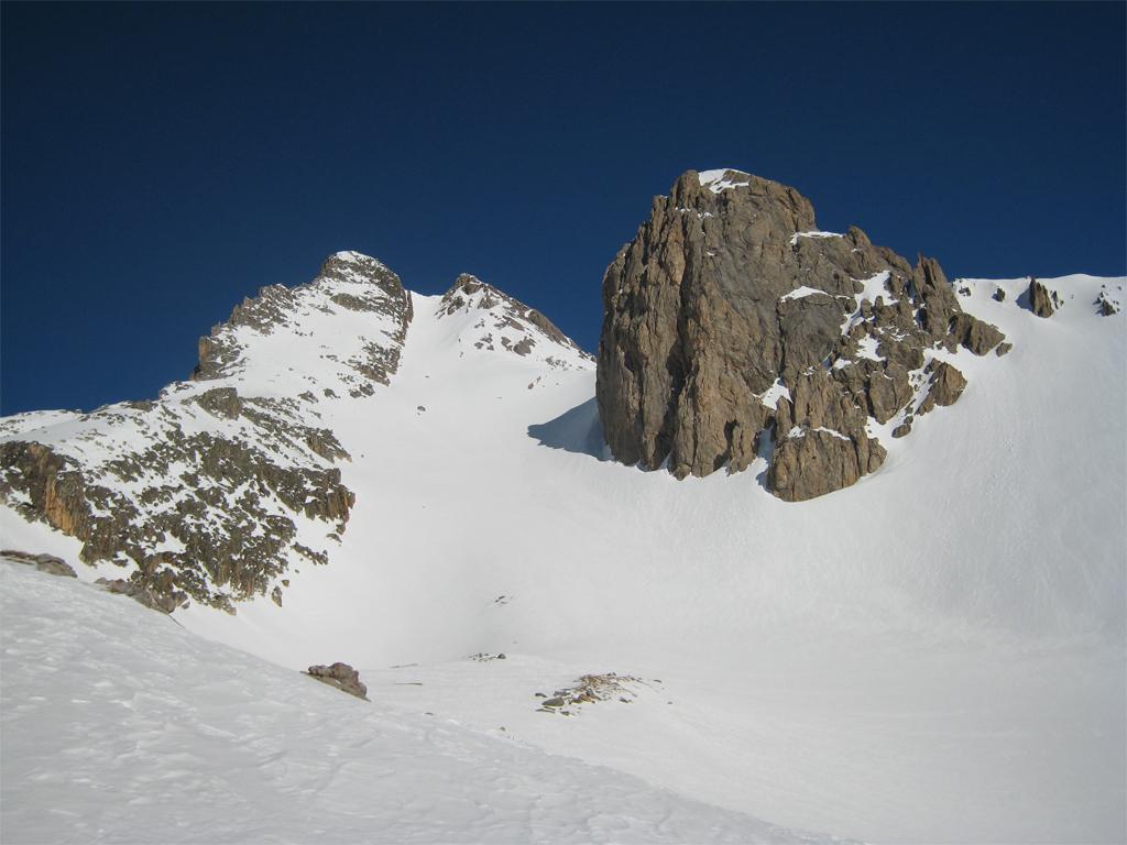 Canale e cima sulla sx