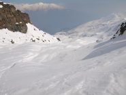 La vallata che porta alla Bocchetta