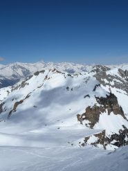 il primo tratto di cresta, verso il Marani
