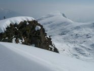 Lion e parte rocciosa di rilievo prima della cima