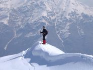 La crestina in discesa verso la Valchiusella
