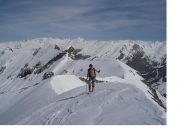 Franco incurante del Freddo arriva in vetta nudo...brrrr.