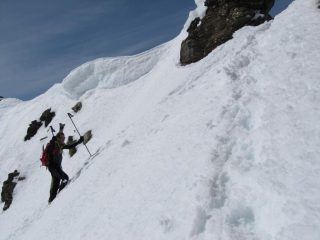 ... per toccare quindi la cresta