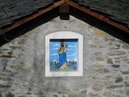 Particolare su casa di Pioule