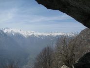Dalla Barma, vista sulle montagne di Champorcher