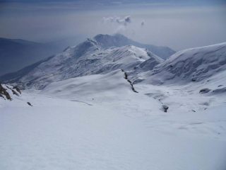 Parte alta della discesa