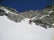 Davide nel canalino finale,stile inconfondibile