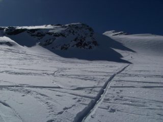 traccia verso la punta