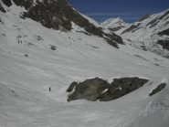 16.uscendo dalle barricate,a dx Pian Ceiol.