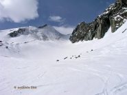 Parte alta del vallone di salita.