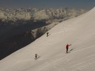 all'inizio del traverso