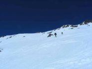 la ripida rampa sopra il colletto robinet