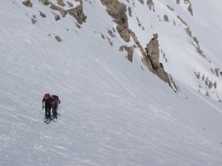 Risalendo al Colle dello Chaberton