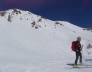 La discesa SE su Pian dei Morti