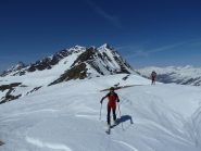 Arrivo a quota 2986 mt. con la Ruine alle spalle 