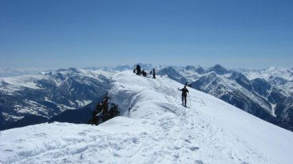 Arrivo in vetta....