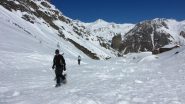 in salita nel Vallone di Traversagn