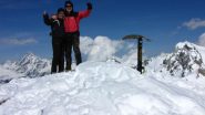 Stelvio e Maria Carla in vetta