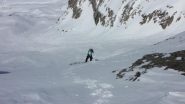 Maria Carla risale nel pendio-canale