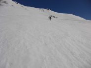 In vista del colletto di sinistra