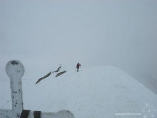 arrivo in cima