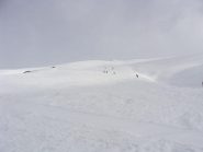 salendo in una giornata un po grigia